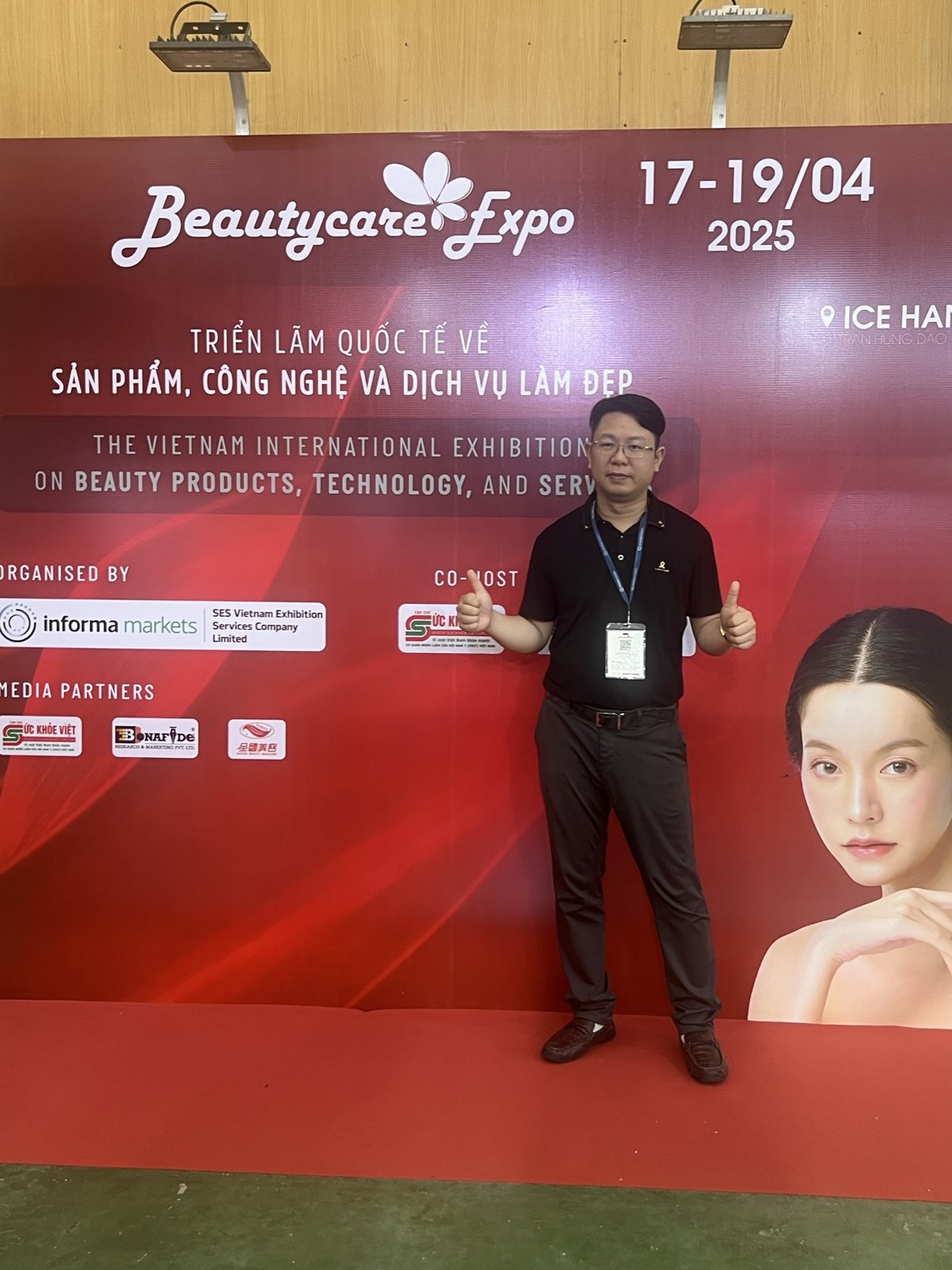 KOLIFU representative at Vietnam Beautycare Expo 2025